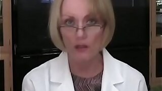 Granny Doctor Examines Son's Cock